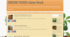 Desktop Screenshot of growfoodslowfood.com